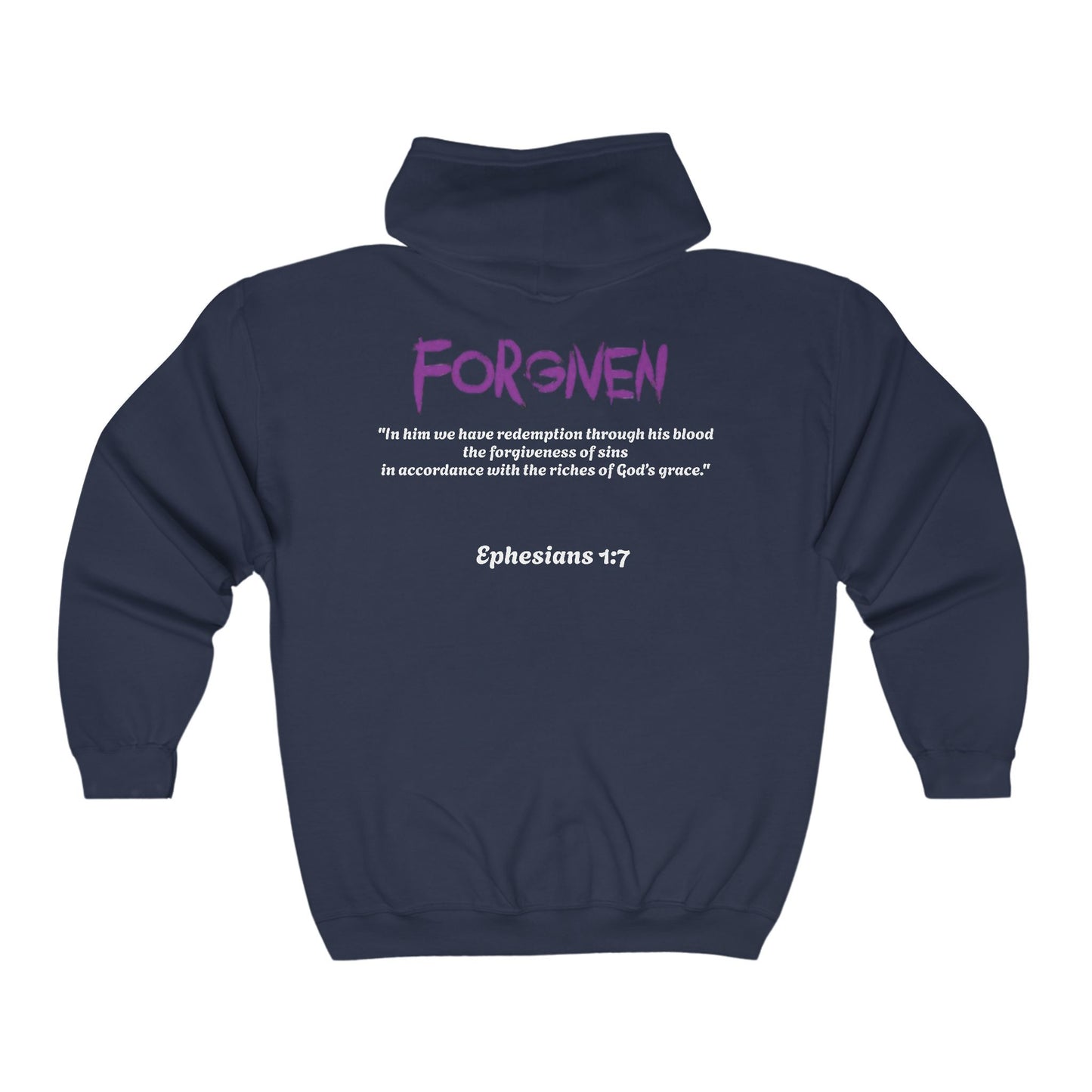Bleached Canvas™ "Forgiven" Zip-Up