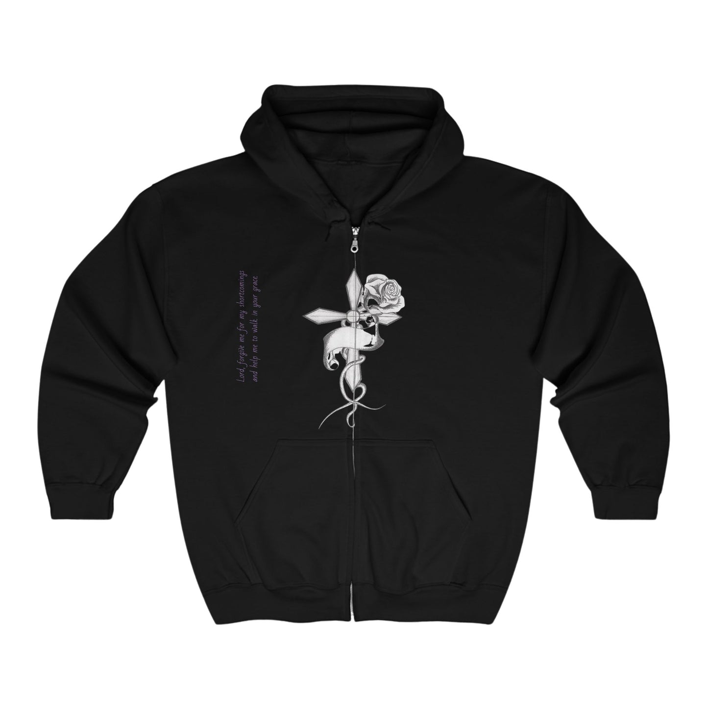 Bleached Canvas™ "Forgiven" Zip-Up