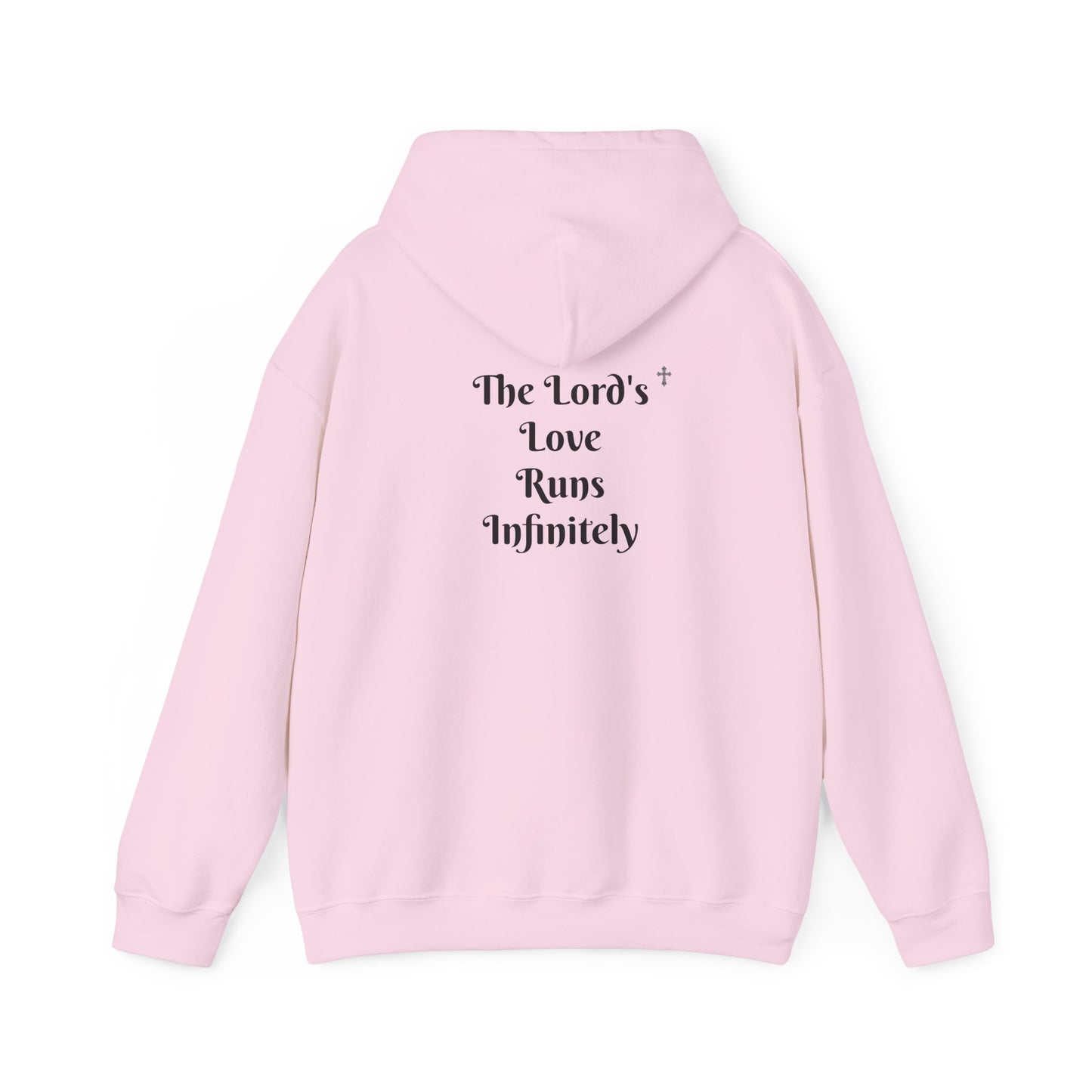Bleached Canvas™ Sweatshirt "The Lords Love Runs Infinitely"