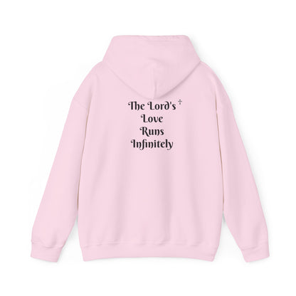 Bleached Canvas™ Sweatshirt "The Lords Love Runs Infinitely"