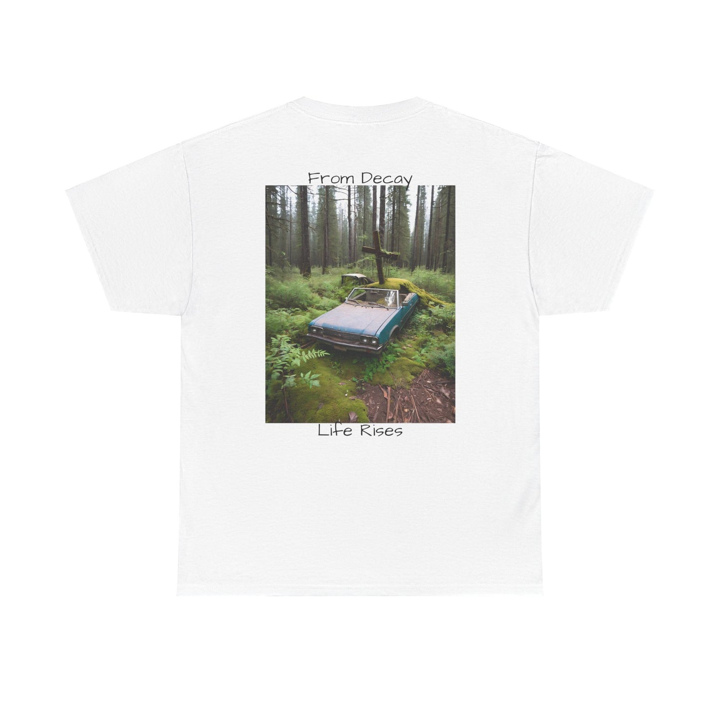 Bleached Canvas™ Graphic Tee “From Decay Life Rises”