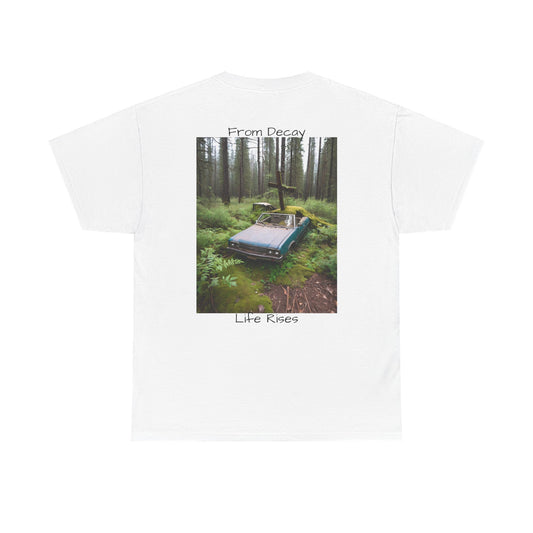 Bleached Canvas™ Graphic Tee “From Decay Life Rises”