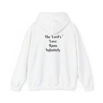 Bleached Canvas™ Sweatshirt "The Lords Love Runs Infinitely"