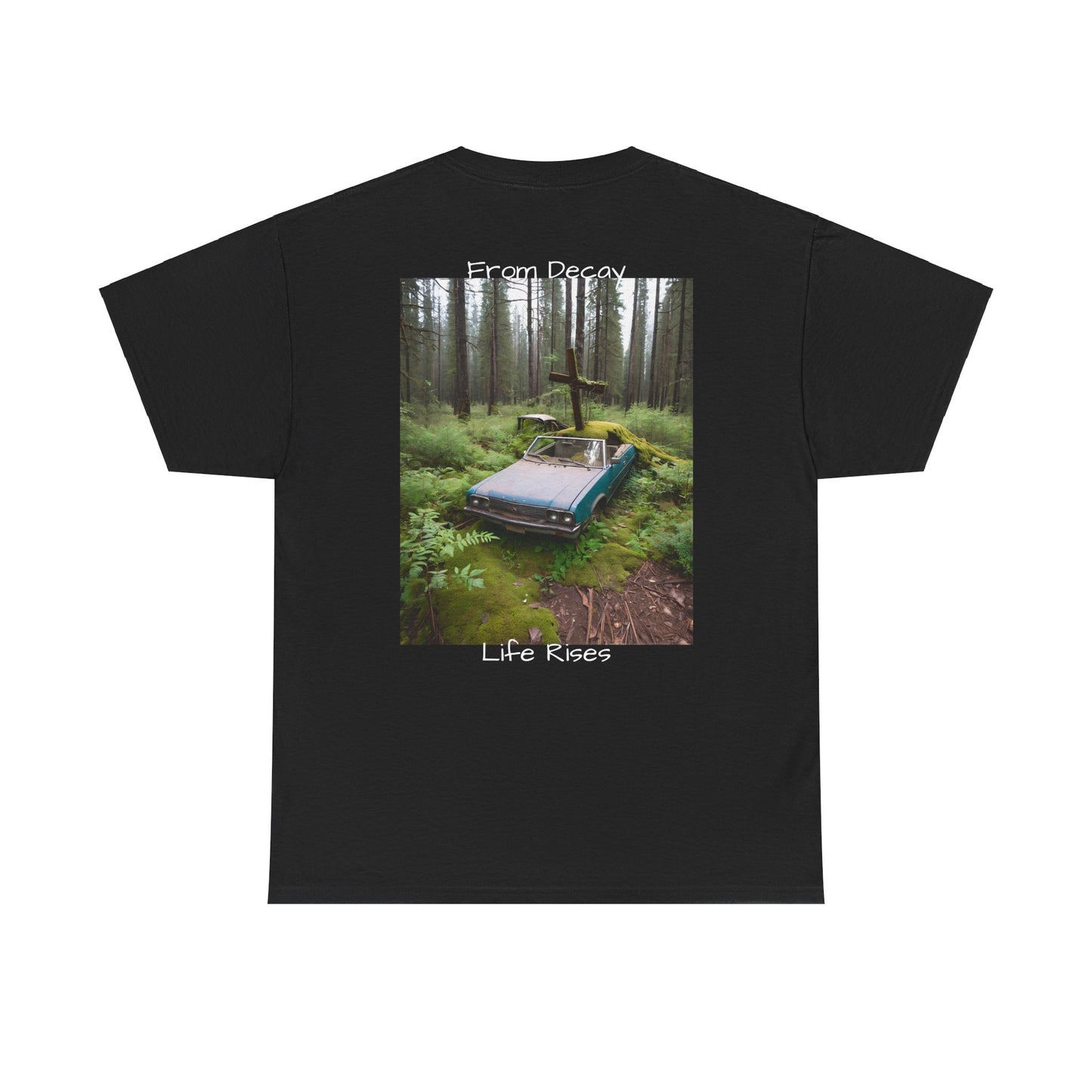 Bleached Canvas™ Graphic Tee “From Decay Life Rises”