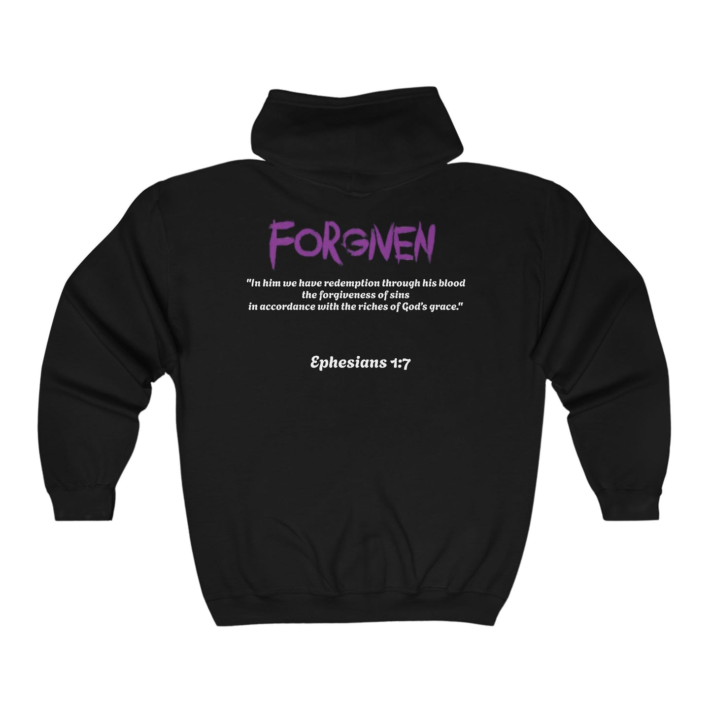 Bleached Canvas™ "Forgiven" Zip-Up