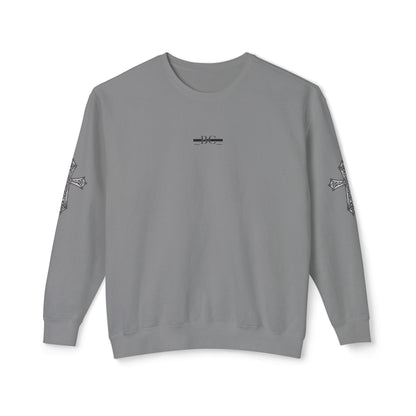 LIMITED EDITION Bleached Canvas™ Crewneck “He Died For You Live For Him”