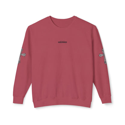 LIMITED EDITION Bleached Canvas™ Crewneck “He Died For You Live For Him”