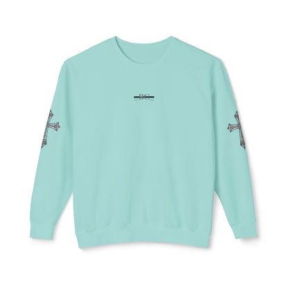 LIMITED EDITION Bleached Canvas™ Crewneck “He Died For You Live For Him”