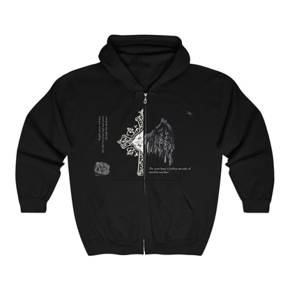Bleached Canvas™ "FEAR" Zip-up