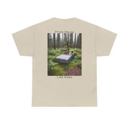 Bleached Canvas™ Graphic Tee “From Decay Life Rises”