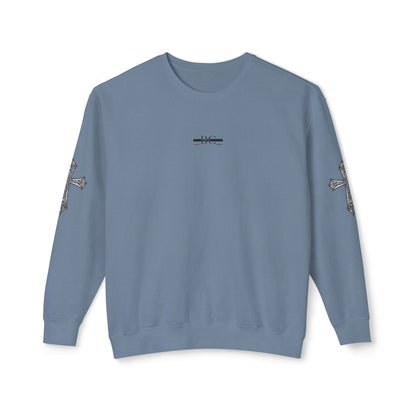 LIMITED EDITION Bleached Canvas™ Crewneck “He Died For You Live For Him”