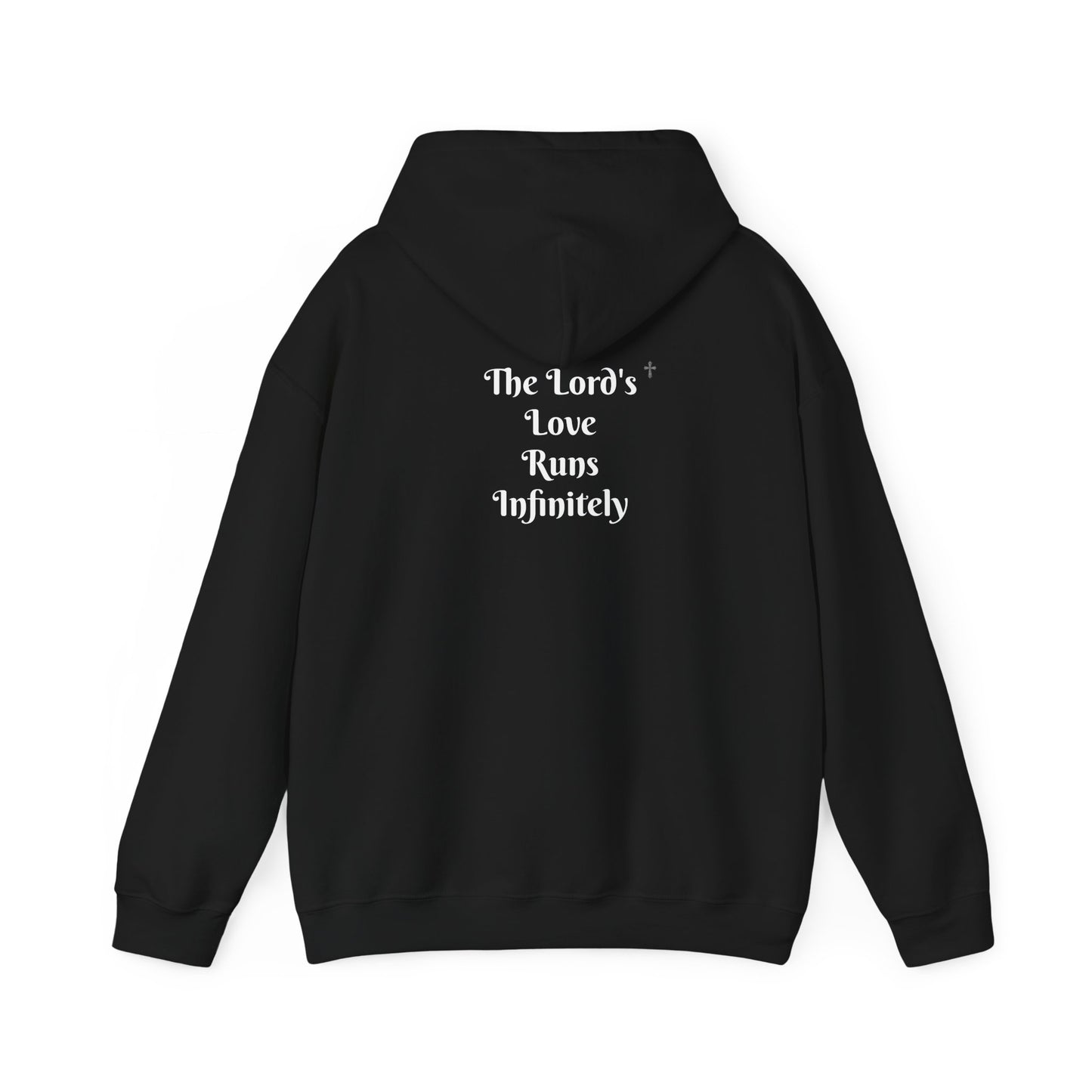 Bleached Canvas™ Sweatshirt "The Lords Love Runs Infinitely"