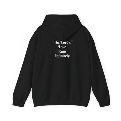 Bleached Canvas™ Sweatshirt "The Lords Love Runs Infinitely"