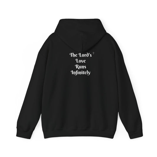 Bleached Canvas™ Sweatshirt "The Lords Love Runs Infinitely"