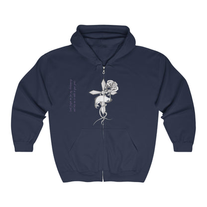 Bleached Canvas™ "Forgiven" Zip-Up