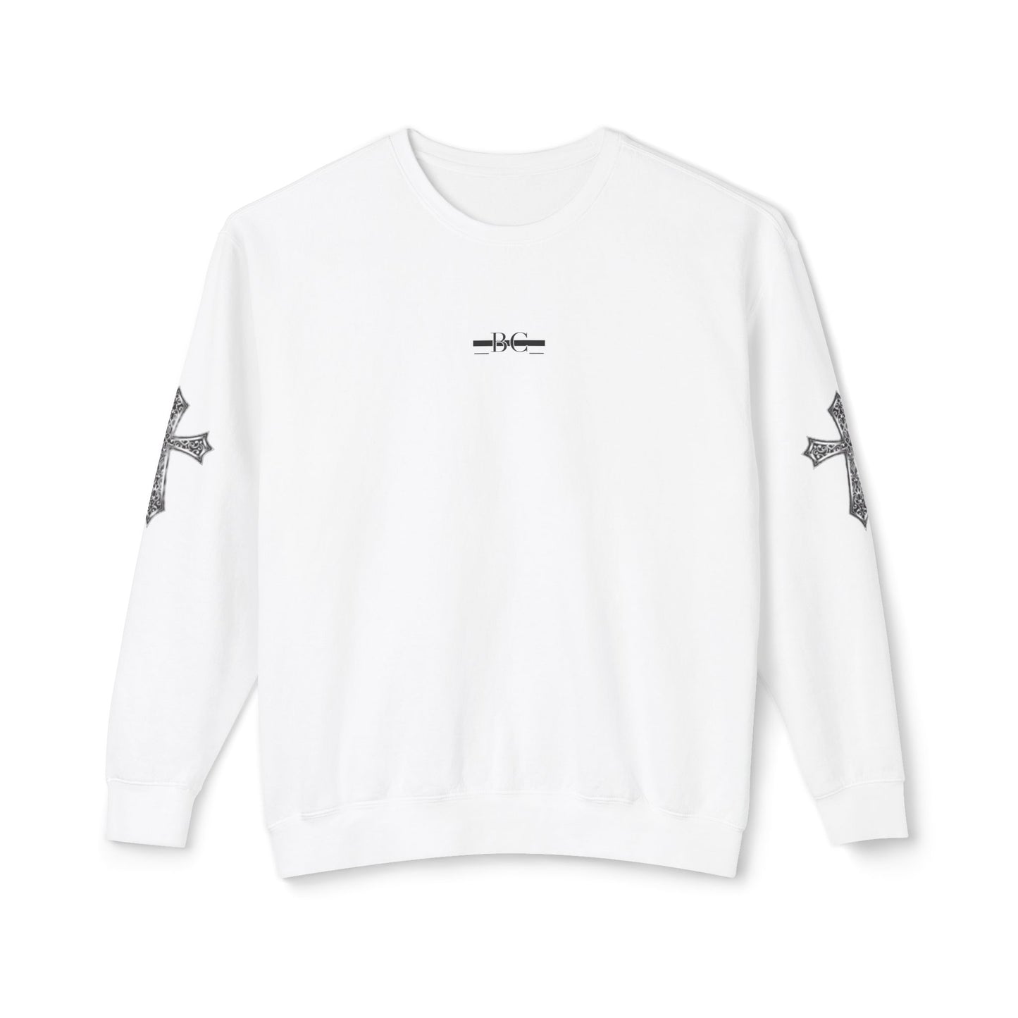 LIMITED EDITION Bleached Canvas™ Crewneck “He Died For You Live For Him”