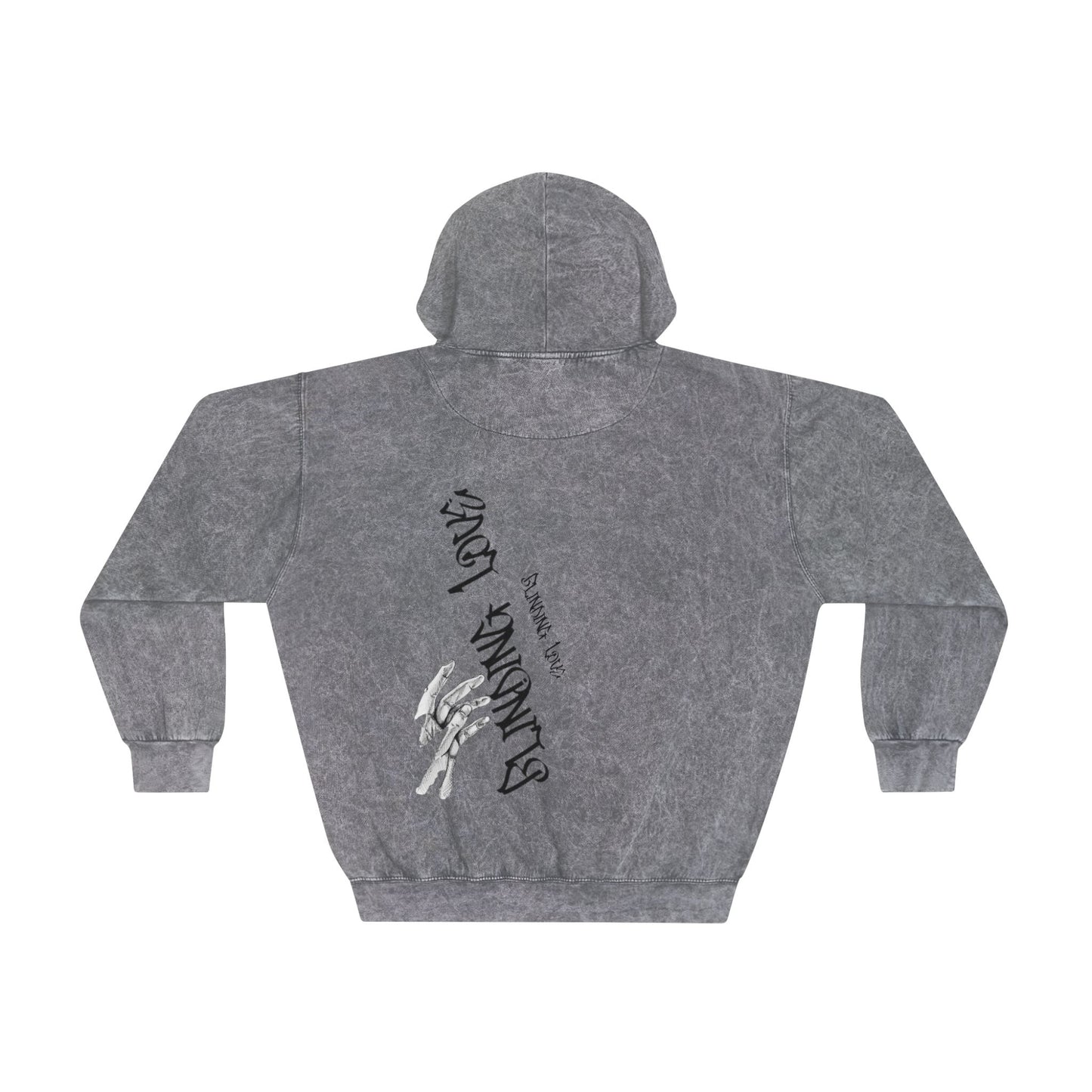 Bleached Canvas™ Hand Dyed Mineral Sweatshirt "Blinding Love"